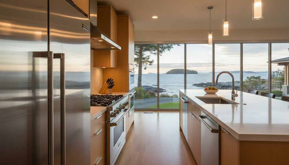 Modern West Coast Masterpiece with Unobstructed Ocean Views