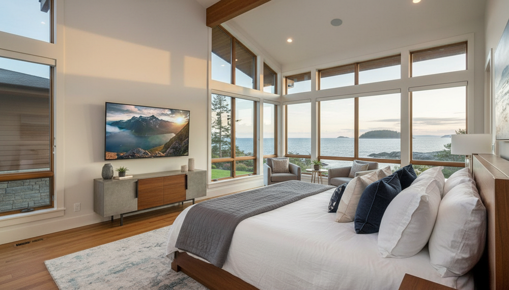 Modern West Coast Masterpiece with Unobstructed Ocean Views