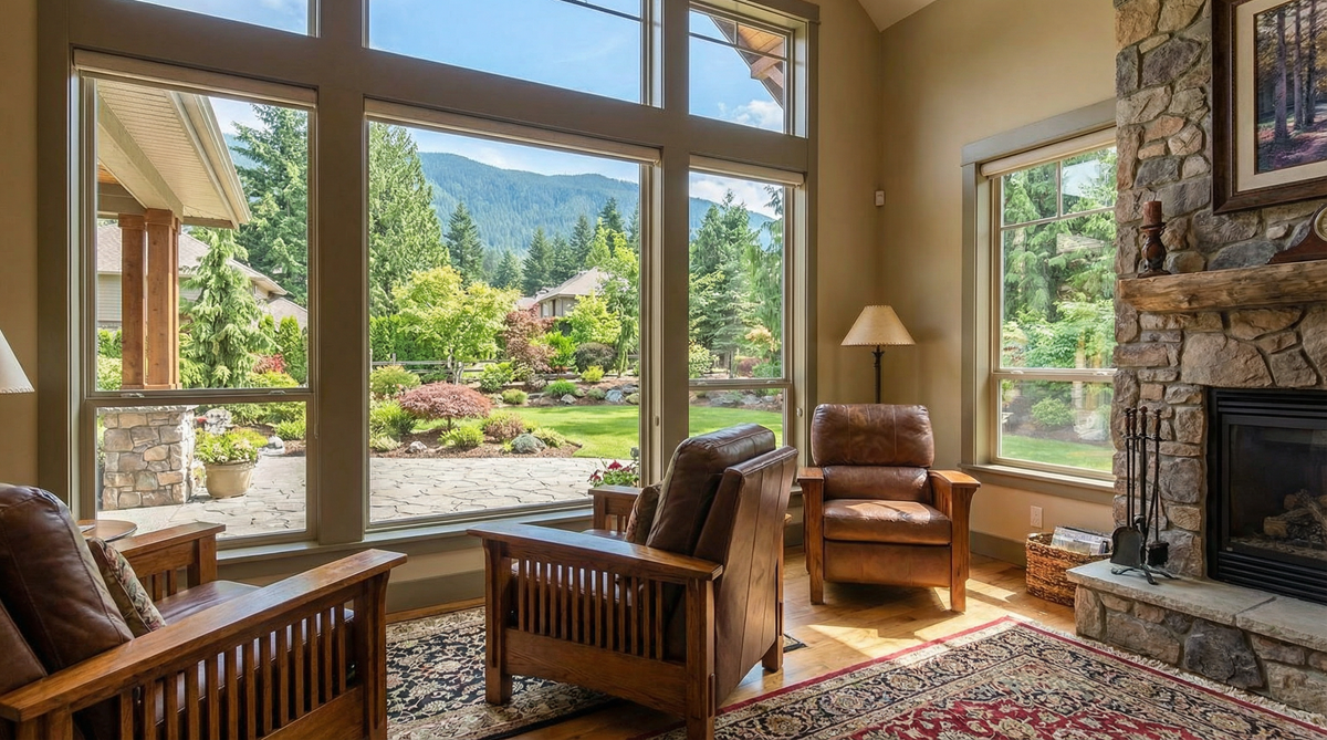 Modern Craftsman Estate with Panoramic Mountain Views