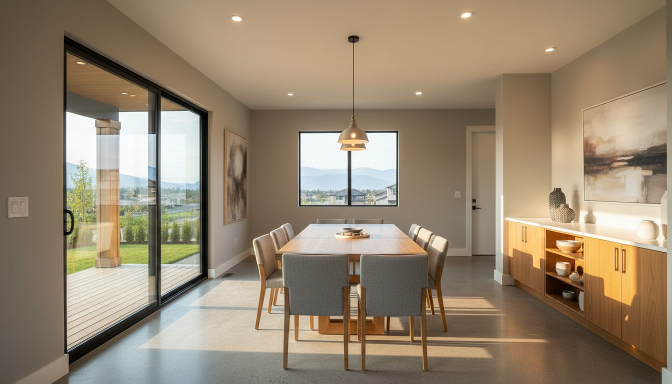 Modern Family Home with Mountain Views